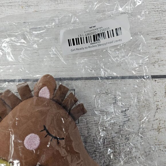 Little Sleepies Pink Rodeo Horse Lovey - Picture 2 of 2